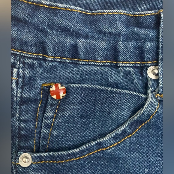 Hudson Jeans Girl’s Blue Jeans Size 14 - Picture 4 of 6